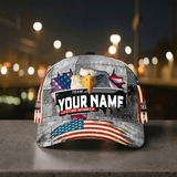 Personalized Eagle Legacy Member Baseball Cap – Custom Name Patriotic Flag Hat