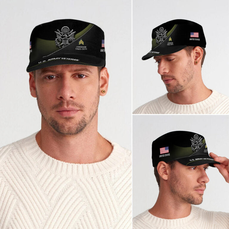 Personalized US Veteran Cap - Military Cap - Once A Soldier, Always A Soldier