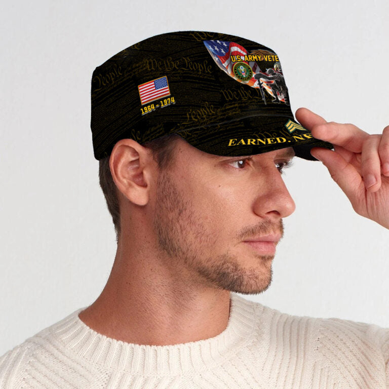 Personalized US Veteran Cap - Military Cap - Semper Fortis