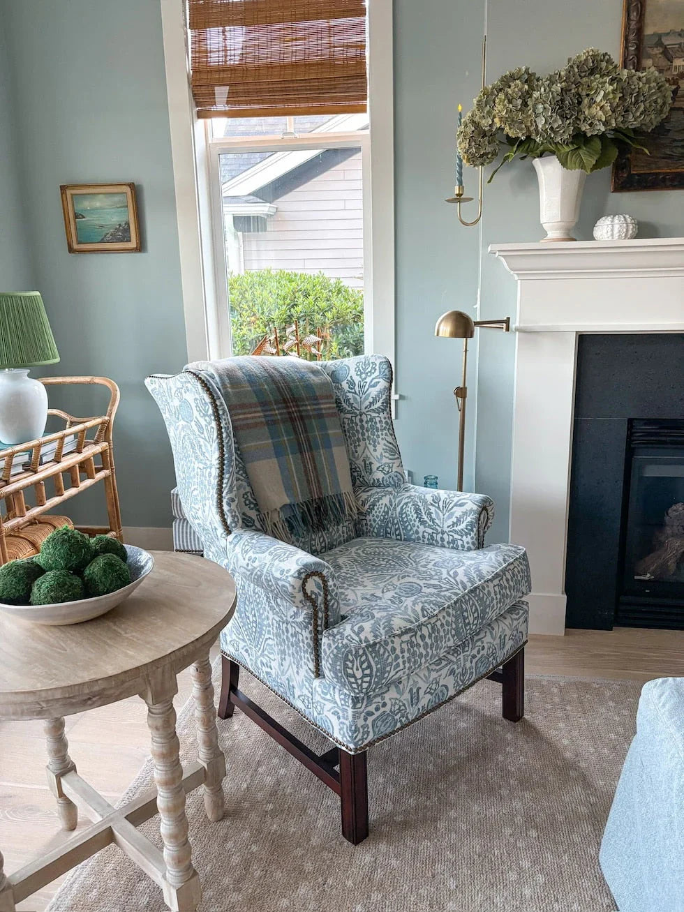 The Perfect Blue, Green and Brown Plaid Throw Blanket for Fall