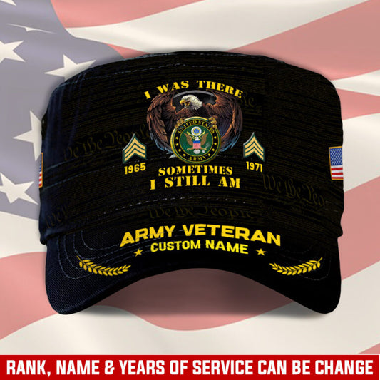 Personalized US Veteran Cap - Military Cap - Sometimes I Still Am
