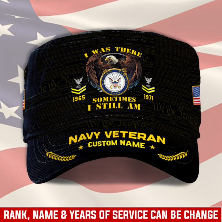 Personalized US Veteran Cap - Military Cap - Sometimes I Still Am