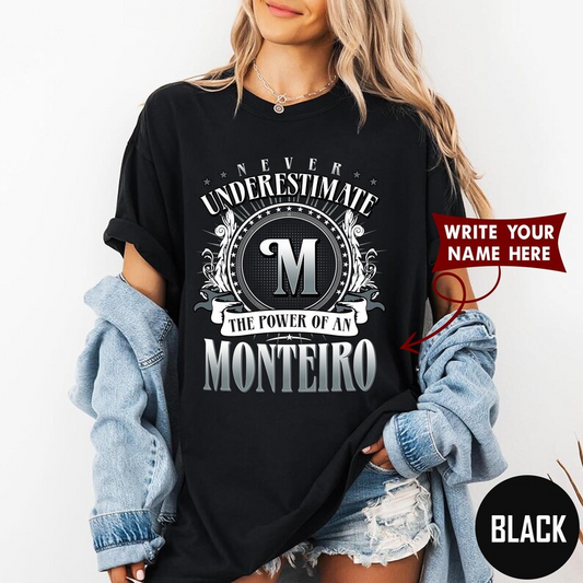 NEVER UNDERESTIMATE THE POWER OF AN MONTEIRO