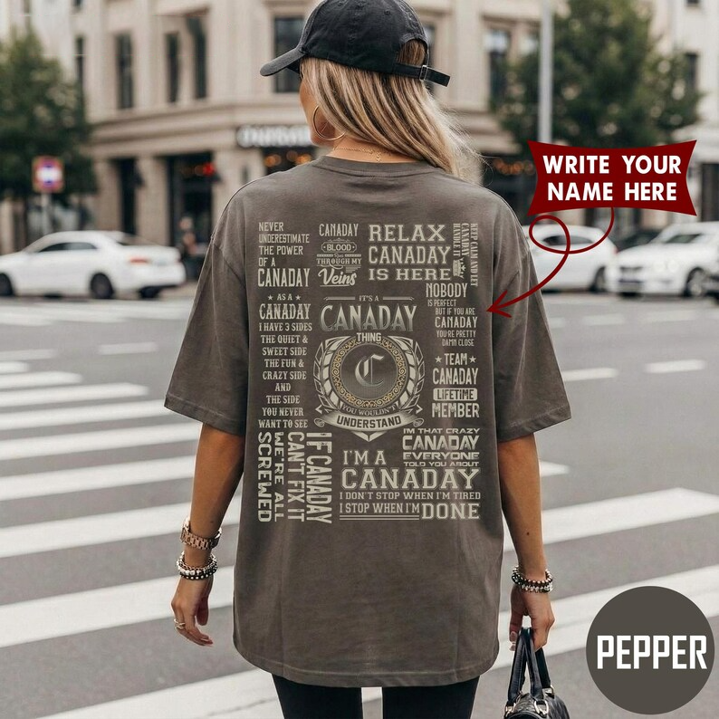 CANADAY Last Name Family Pride Shirt