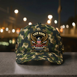 Personalized 250 Years Freedom Camo Cap – Custom Name Patriotic Eagle Hat
