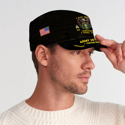 Personalized US Veteran Cap - Military Cap - Sometimes I Still Am