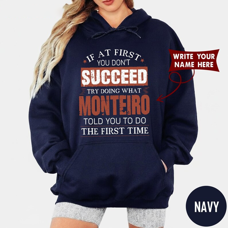 IF AT FIRST YOU DON'T SUCCEED TRY DOING WHAT MONTEIRO TOLD YOU TO DO THE FIRST TIME