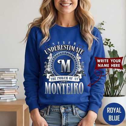 NEVER UNDERESTIMATE THE POWER OF AN MONTEIRO