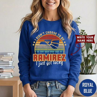I DIDN'T CHOOSE TO BE RAMIREZ I just got lucky