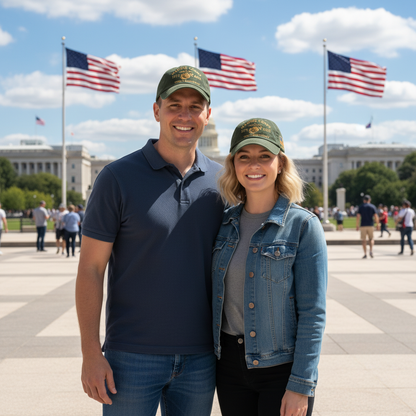 Custom Name Marine Corps 250th Birthday Hat – 1775–2025 USMC Eagle Globe Anchor Embroidered Cap, Personalized Gift for Veterans