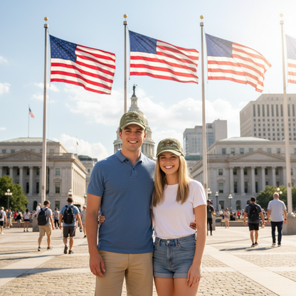 Custom Name United States 250th Anniversary Hat – 1776–2026 Patriotic Eagle Cap, Custom Embroidered USA Flag Veteran Gift Made in America