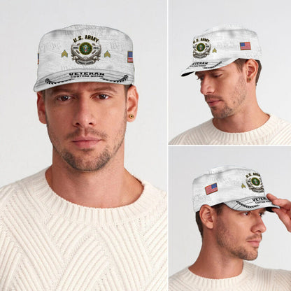 Personalized US Veteran Cap - Military Cap - Proudly Served