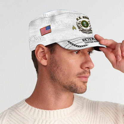 Personalized US Veteran Cap - Military Cap - Proudly Served