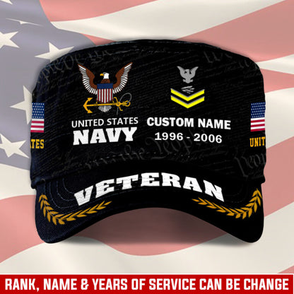 Personalized US Veteran Cap - Military Cap - Defender of Freedom