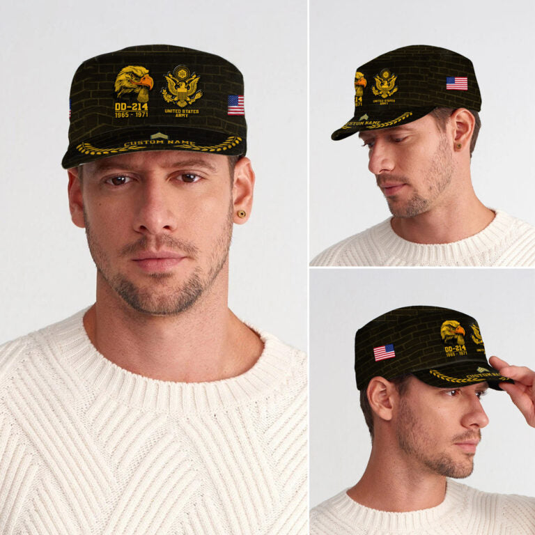 Personalized US Veteran Cap - Military Cap - DD 214