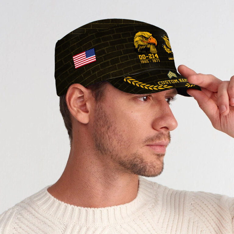 Personalized US Veteran Cap - Military Cap - DD 214
