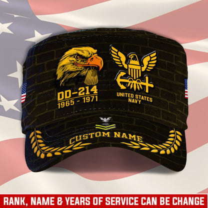 Personalized US Veteran Cap - Military Cap - DD 214