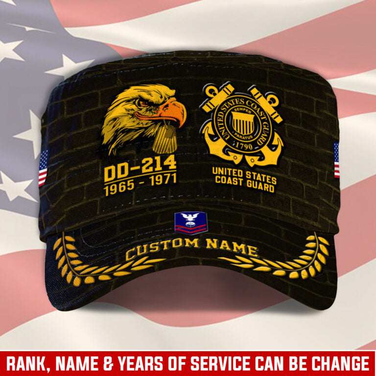 Personalized US Veteran Cap - Military Cap - DD 214