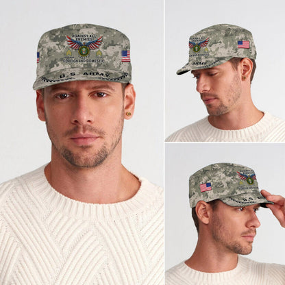 Personalized US Veteran Cap - Military Cap - Foreign And Domestic