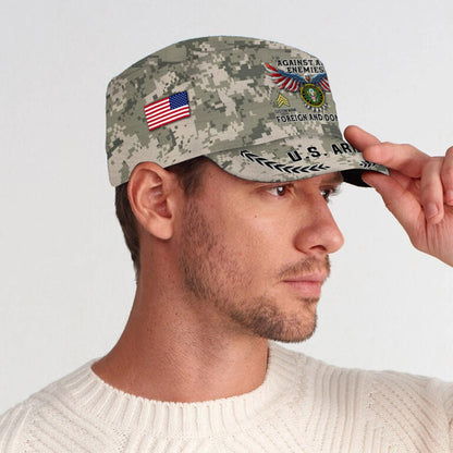 Personalized US Veteran Cap - Military Cap - Foreign And Domestic