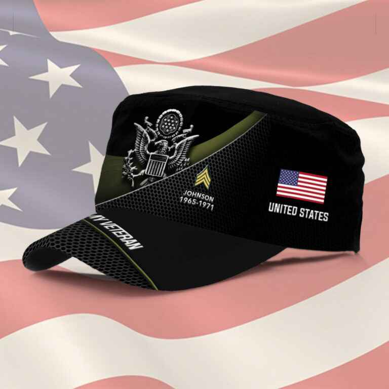 Personalized US Veteran Cap - Military Cap - Once A Soldier, Always A Soldier