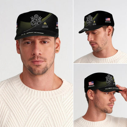 Personalized US Veteran Cap - Military Cap - Once A Soldier, Always A Soldier