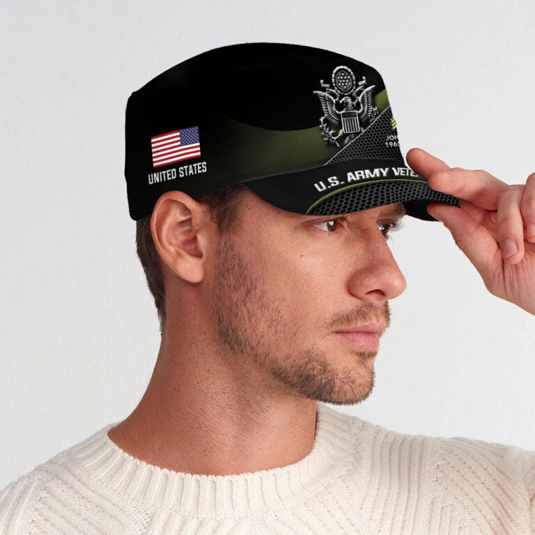 Personalized US Veteran Cap - Military Cap - Once A Soldier, Always A Soldier