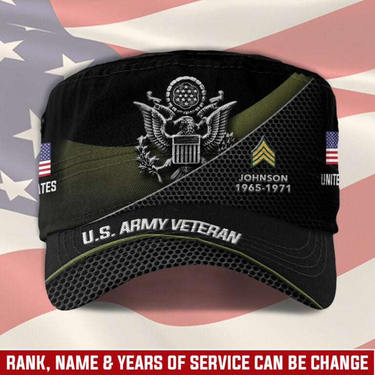 Personalized US Veteran Cap - Military Cap - Once A Soldier, Always A Soldier