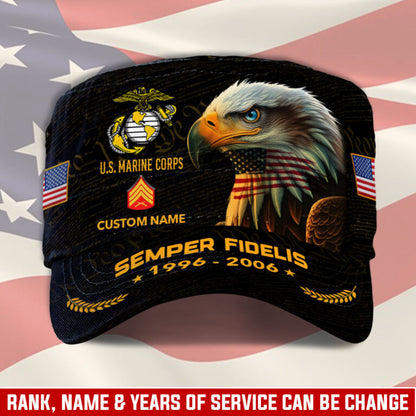 Personalized US Veteran Cap - Military Cap - Always Remember, Never Forget