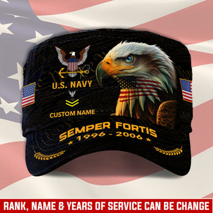 Personalized US Veteran Cap - Military Cap - Always Remember, Never Forget
