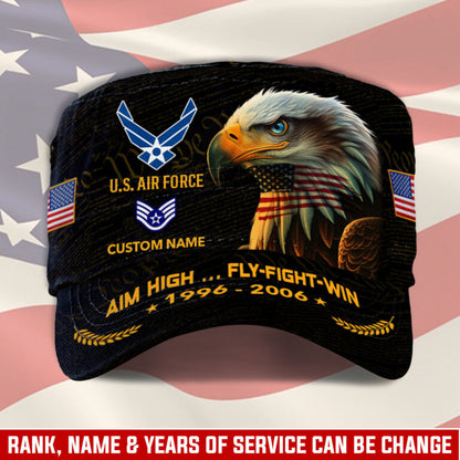 Personalized US Veteran Cap - Military Cap - Always Remember, Never Forget