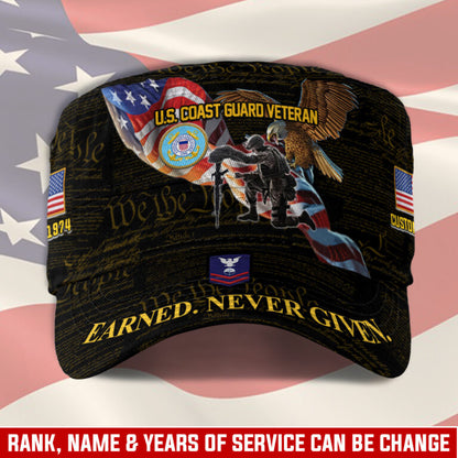 Personalized US Veteran Cap - Military Cap - Semper Fortis