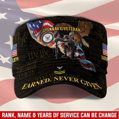 Personalized US Veteran Cap - Military Cap - Semper Fortis