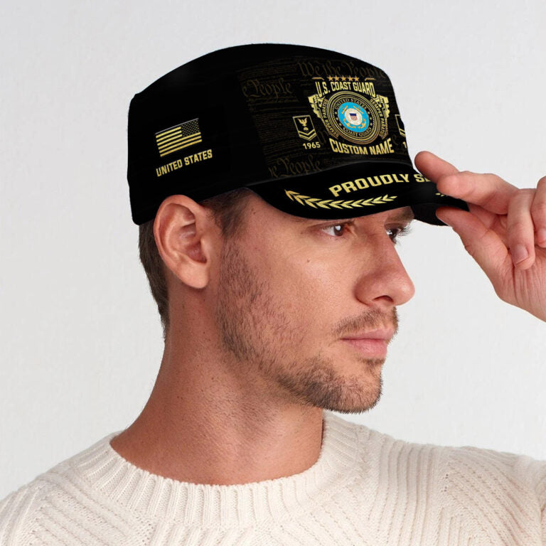 Personalized US Veteran Cap - Military Cap - Proudly Served