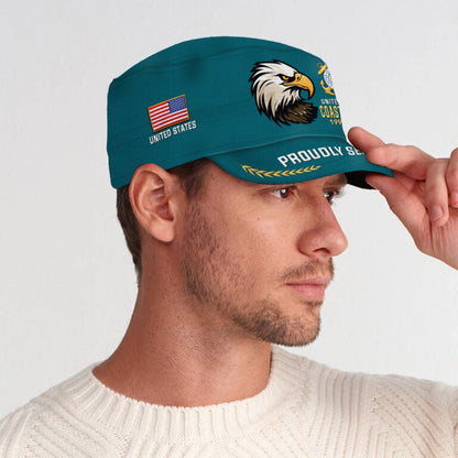 Personalized US Veteran Cap - Military Cap - E 8 Gold