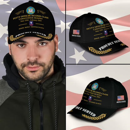 US Coast Guard – Classic Cap – TKE7894 – Proud US Veteran