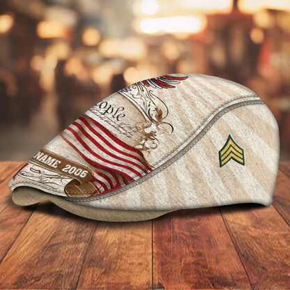 Personalized U.S. ARMY Veteran Cap – Custom Name & Years of Service