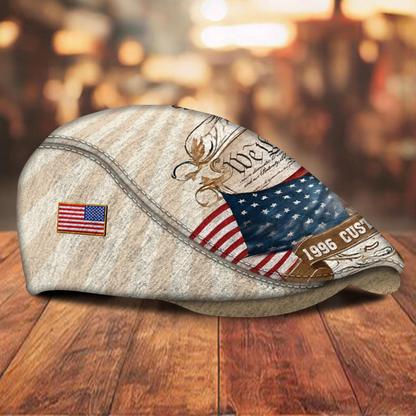 Personalized U.S. Marine Corps  Veteran Cap – Custom Name & Years of Service