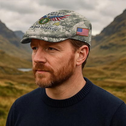 Custom U.S. Army Veteran Jeff Cap – Name, Rank & Service Years Personalized