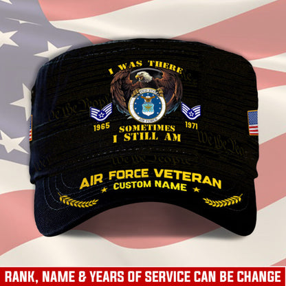 Personalized US Veteran Cap - Military Cap - Sometimes I Still Am