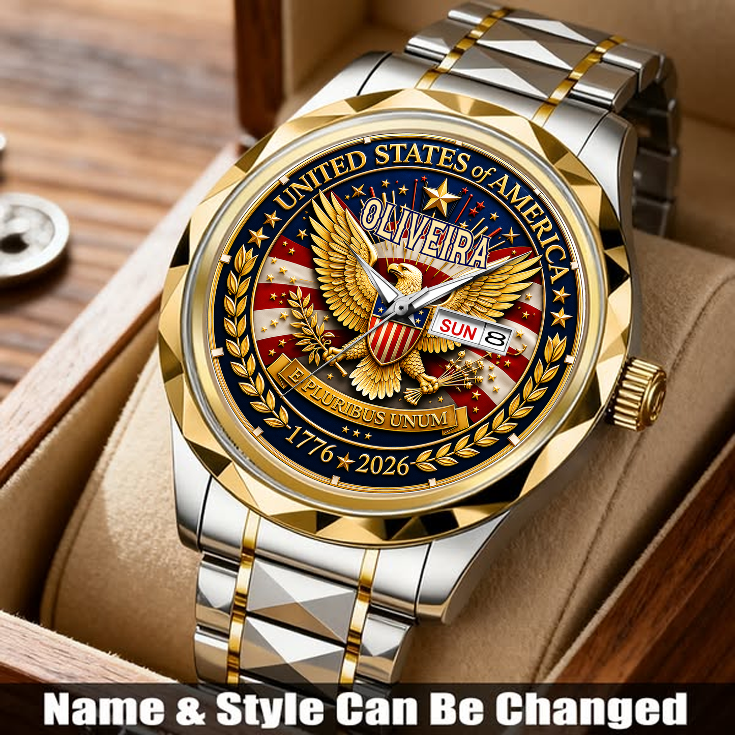 OLIVEIRA - TC01WT009 - Customized 250th Anniversary USA Watch