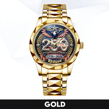 ROBERT - TC01WT006 - Constitution & Liberty Customized America 250th Anniversary Watch