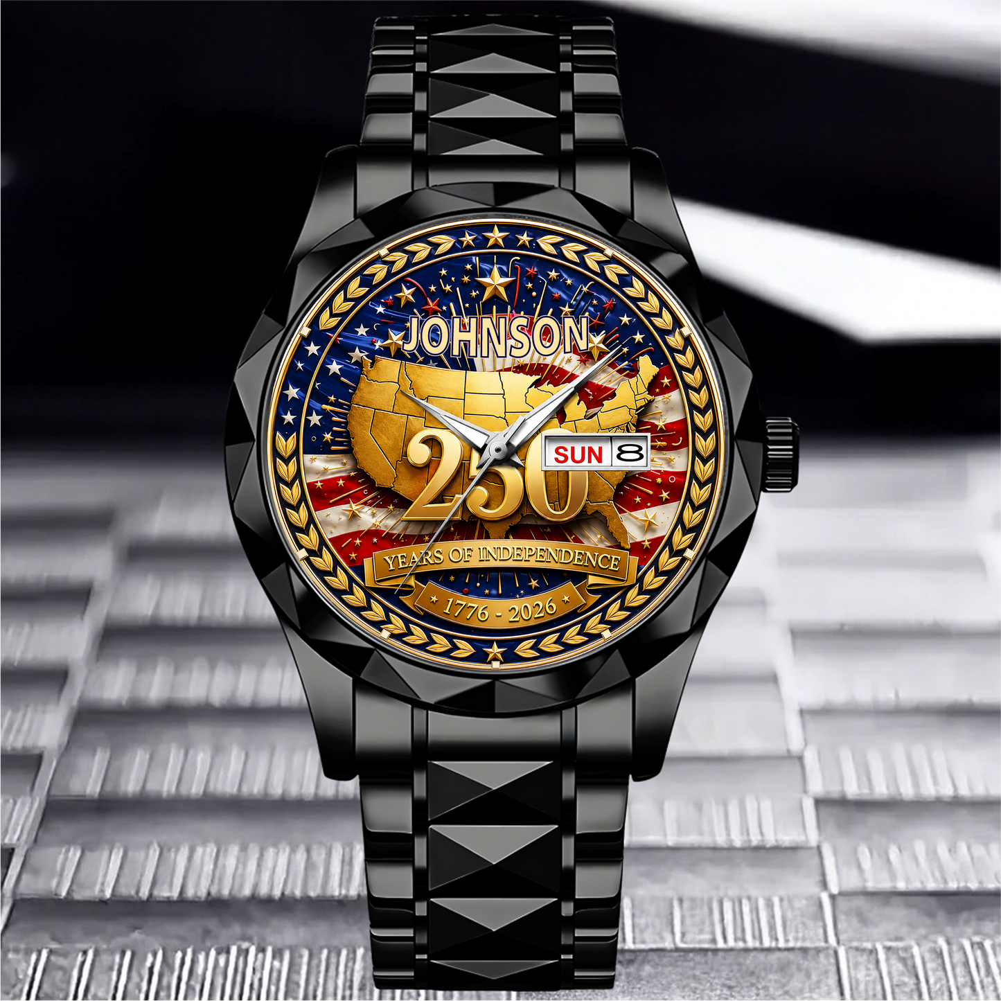 JOHNSON - TC01WT010 - Customized 250th Anniversary USA Watch