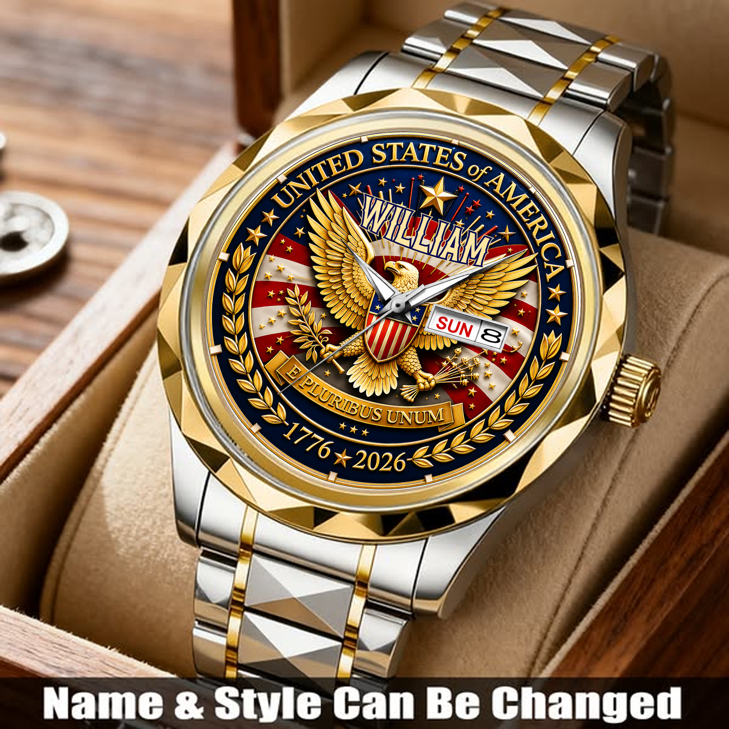 WILLIAM - TC01WT009 - Customized 250th Anniversary USA Watch