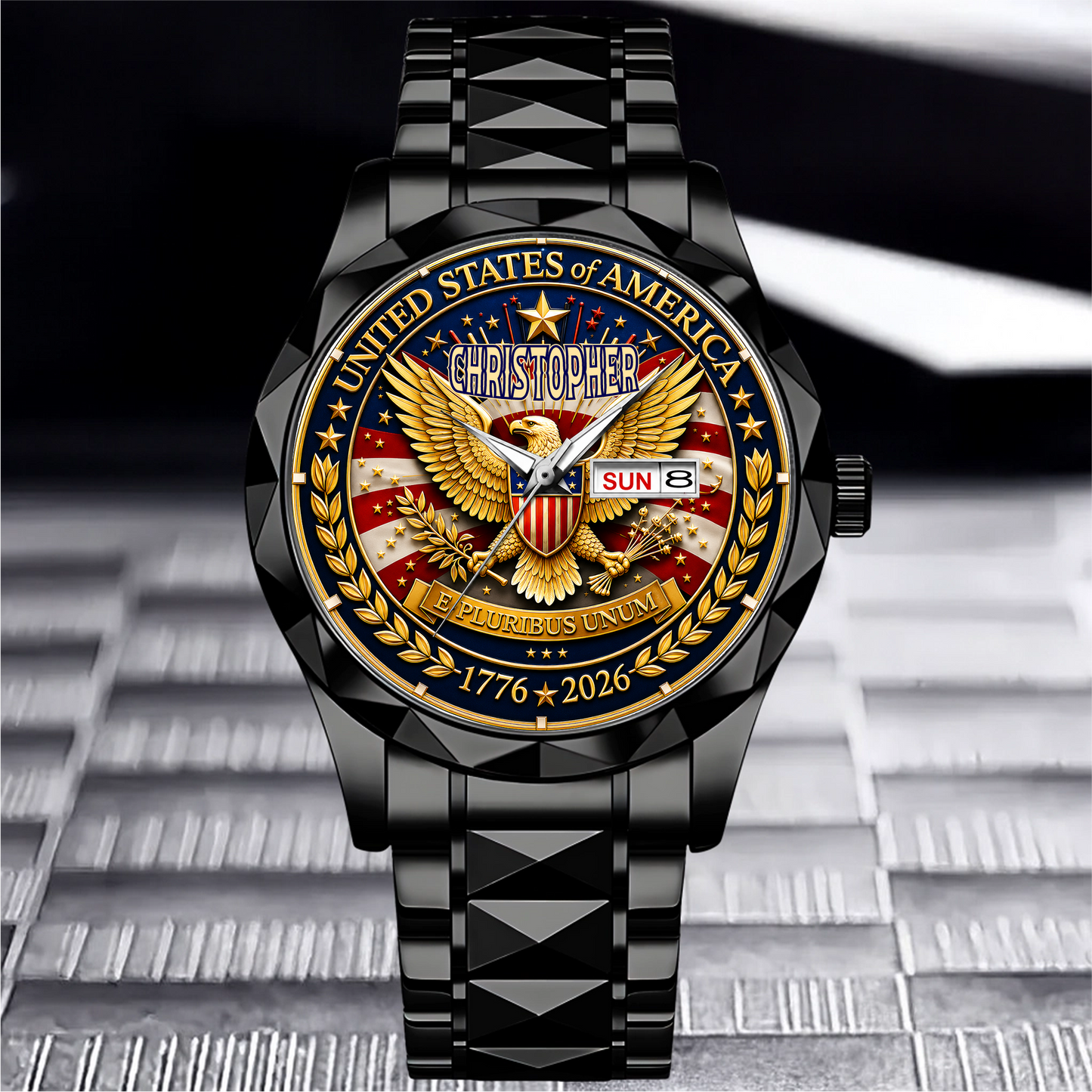 CHRISTOPHER - TC01WT009 - Customized 250th Anniversary USA Watch