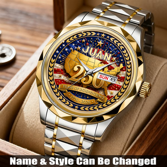 JUAN - TC01WT010 - Customized 250th Anniversary USA Watch