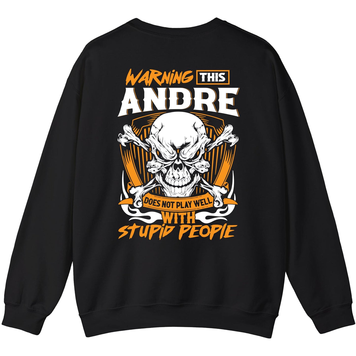 ANDRE - TC01TS003 - Warning This ANDRE Does Not Play Well With Stupid People - Personalized Shirt, Premium Gift for Anniversary