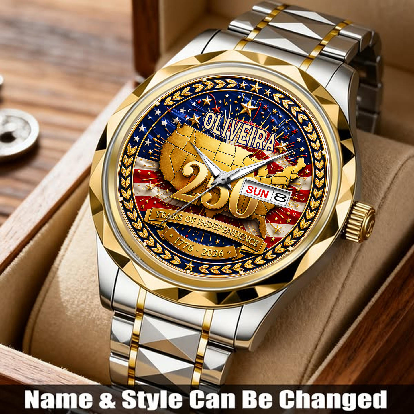 OLIVEIRA - TC01WT010 - Customized 250th Anniversary USA Watch