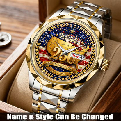 OLIVEIRA - TC01WT010 - Customized 250th Anniversary USA Watch