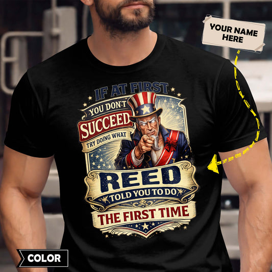 REED - TC01TS018 - If At First You Don't Succeed, Try Doing What REED Told You To Do The First Time
